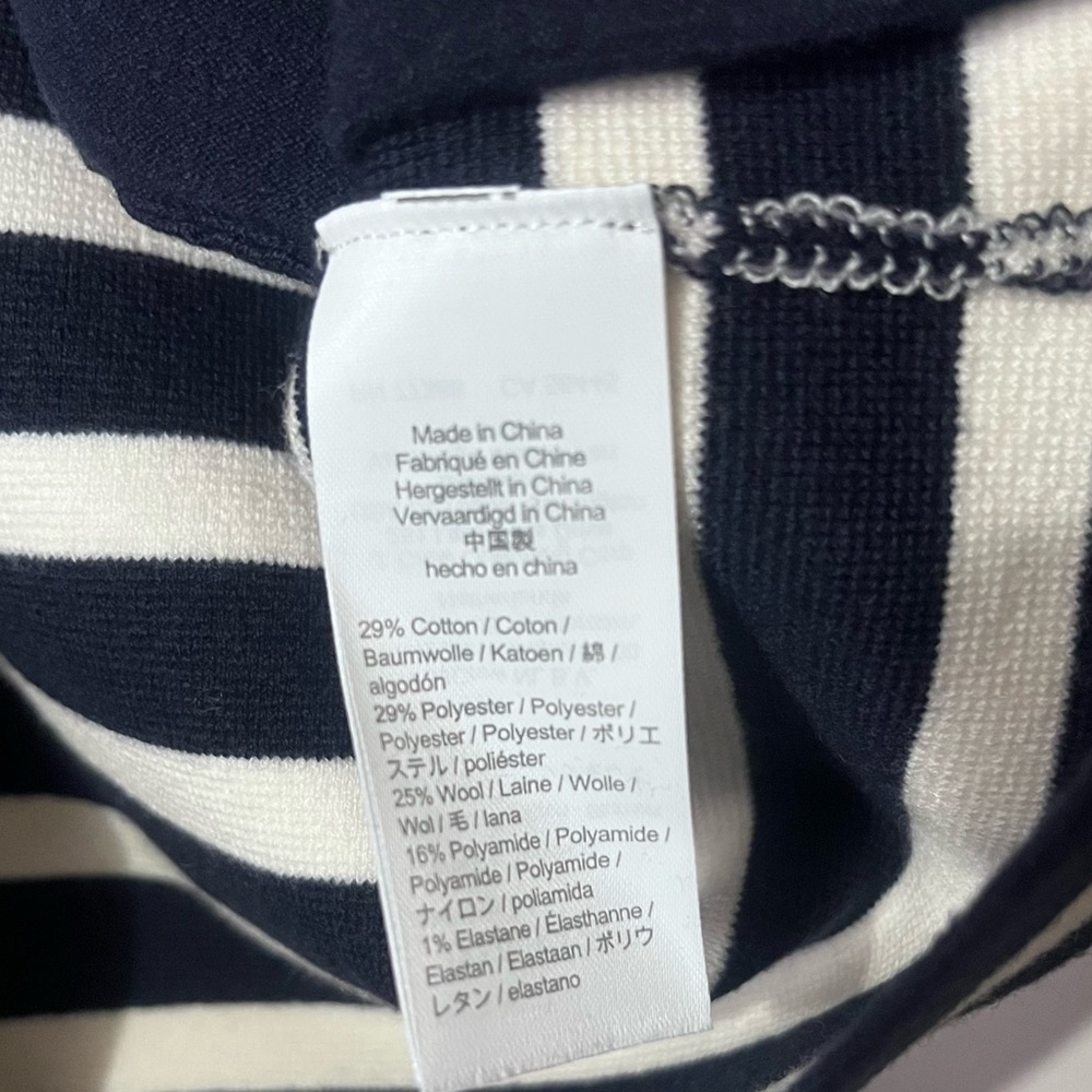 J. Crew Striped Blazer in Navy and White XS - Picture 8 of 13